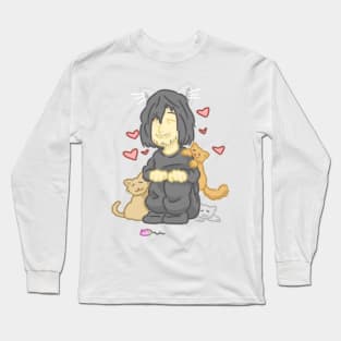 Aizawa cat mom Long Sleeve T-Shirt